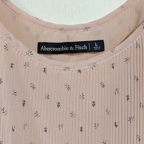 Abercrombie & Fitch Pink Strap Tank Top L - Picture 2 of 2
